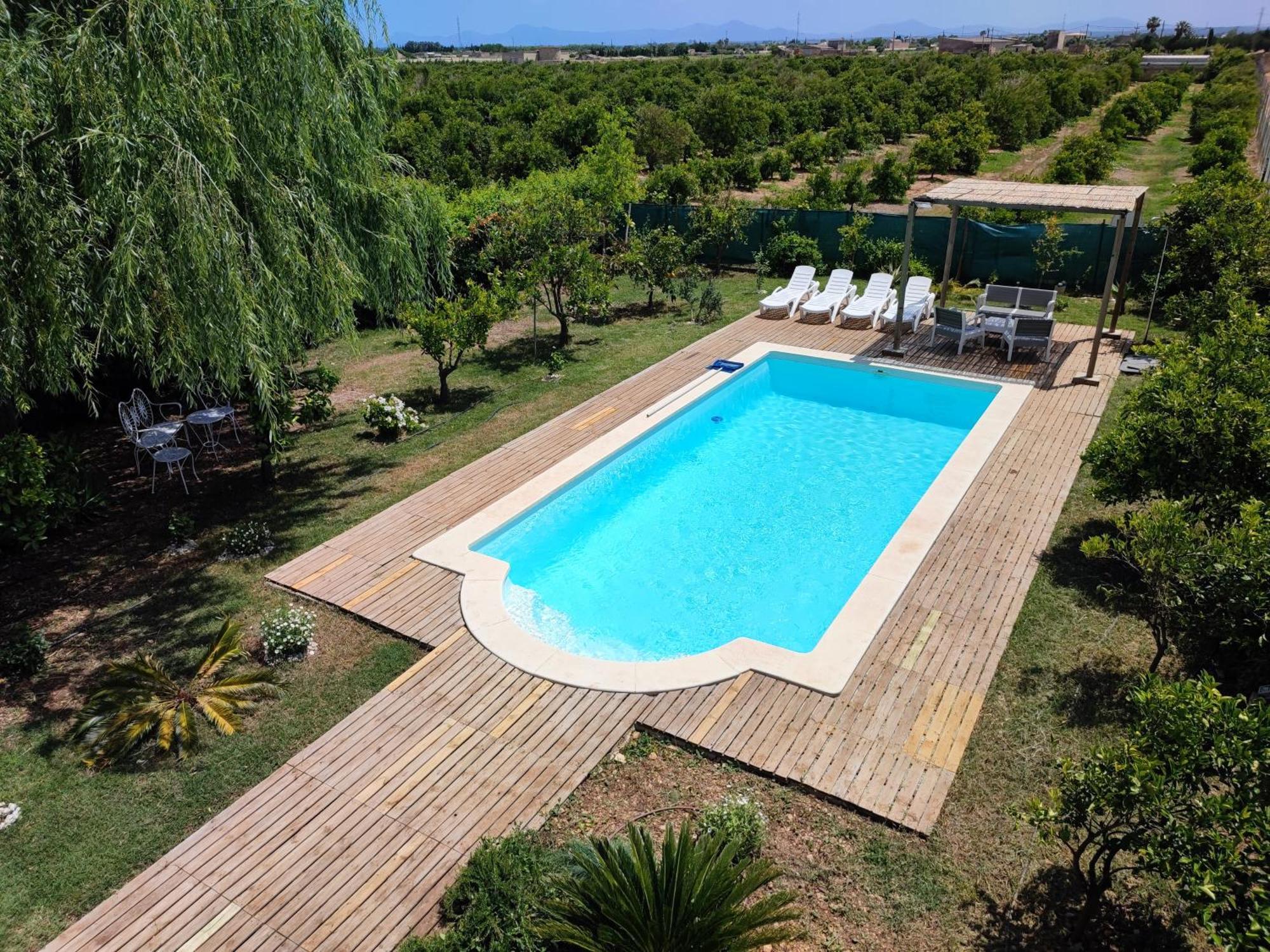 Els Tarongers Perfect For Families Or Friends Villa Sa Pobla Exteriör bild